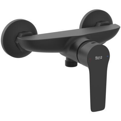 Bateria prysznicowa natynkowa ROCA Monodin A5A208GNB0 Czarny mat