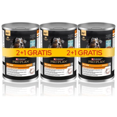 Karma dla psa PURINA Pro Plan Adult Dog Ryba w galaretce 3 x 400 g