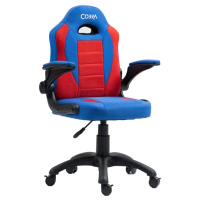 Fotel gamingowy COBRA Junior Pro CRF2301 7.1T Czerwono-niebieski