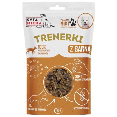 Przysmak dla psa SYTA MICHA Trenerki z sarną 80 g