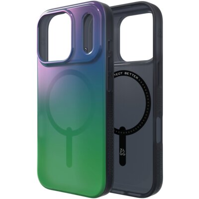 Etui ZAGG Milan Snap MagSafe Raven Feather do Apple iPhone 17 Pro/18 Pro Wielokolorowy