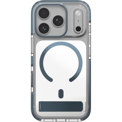 Etui ZAGG Santa Cruz Snap Kickstand MagSafe do Apple iPhone 17 Pro/18 Pro Przezroczysto niebieski