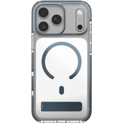 Etui ZAGG Santa Cruz Snap Kickstand MagSafe do Apple iPhone 17 Pro Max/18 Pro Max Przezroczysto niebieski