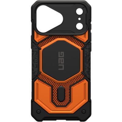 Etui UAG Monarch Pro MagSafe do Apple iPhone 17 Pro Max/18 Pro Max Kevlar Czarno-pomarańczowy