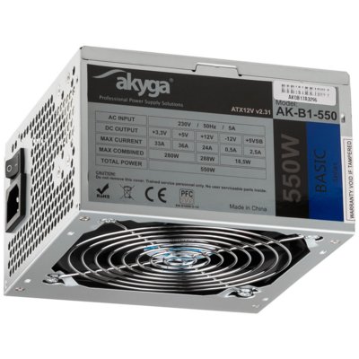 Zasilacz AKYGA AK-B1-550 550W