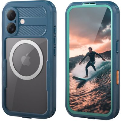 Etui wodoodporne CRONG Seal Cover IP68 do iPhone 17 Morski