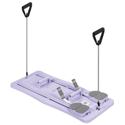 Deska do pilatesu REBEL ACTIVE Reformer do ćwiczeń RBA-3069-PU Fioletowy