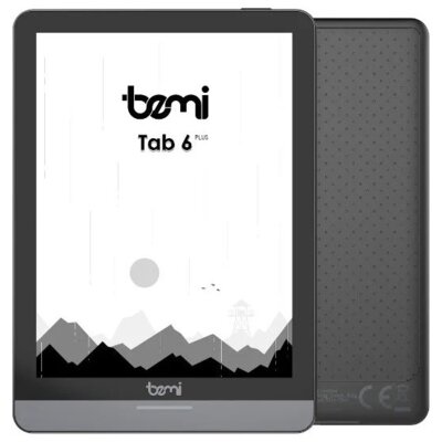 Czytnik e-booków BEMI Cognita TAB 6+ 6", Podświetlany ekran, Wi-Fi Czarny