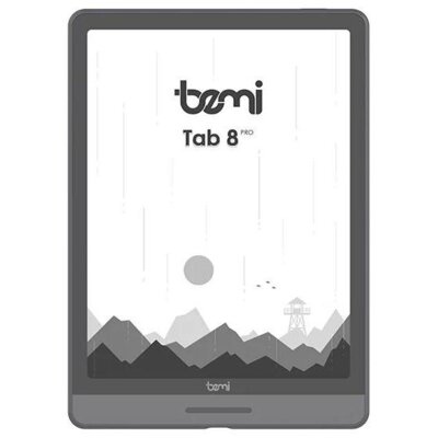 Czytnik e-booków BEMI Cognita Tab 8 Pro 7.8", Podświetlany ekran, Wi-Fi, Bez reklam Szary