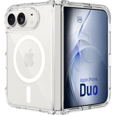 Etui 3MK Hardy LiqForce MagCase do Apple iPhone Duo Przezroczysty