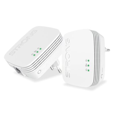 Powerline STRONG 600 Duo Mini 600 Mb/s, Zasięg 300 m (2 szt.)
