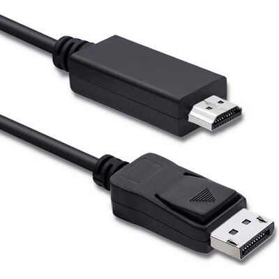 Zdjęcia - Kabel Qoltec  DisplayPort - HDMI  50441 2 m 