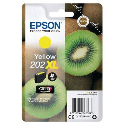 Tusz EPSON 202XL Żółty 8.5 ml C13T02H44010
