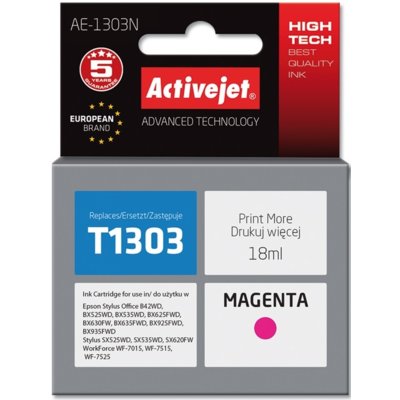 Tusz ACTIVEJET do Epson T1303 Purpurowy 18 ml AE-1303N