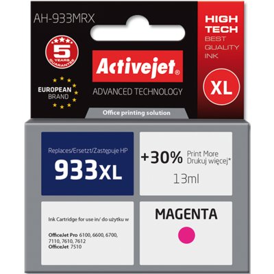 Tusz ACTIVEJET do HP 933 XL CN055AE Purpurowy 13 ml AH-933MRX
