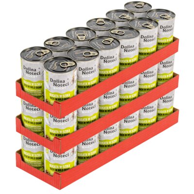 Karma dla psa DOLINA NOTECI Smart Bogata w dzika 36 x 400 g