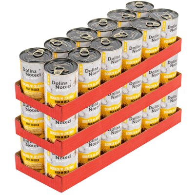 Karma dla psa DOLINA NOTECI Smart Bogata w jelenia 36 x 400 g