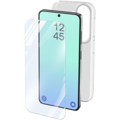Etui CELLULARLINE Basic do Samsung Galaxy S26 Przezroczysty + szkło hartowane