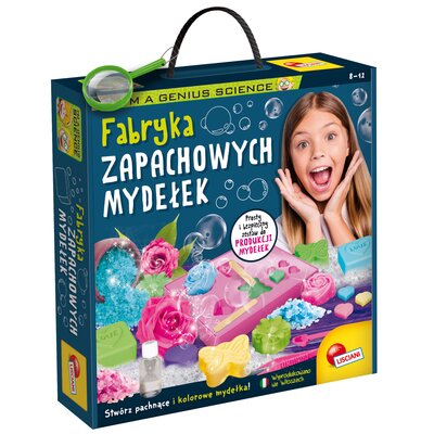 Zestaw kreatywny LISCIANI I'm a Genius Laboratorium naukowe Fabryka mydełek 304-PL67152