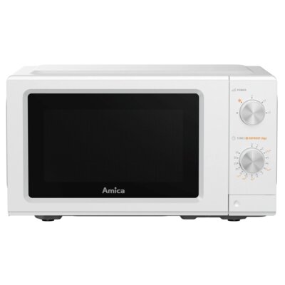 Kuchenka mikrofalowa AMICA MMF20M3W 700W średnica 24.5 cm pojemność 20L MultiWave System Biały