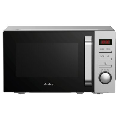 Kuchenka mikrofalowa AMICA MMF20E3GS 700W średnica 25.5 cm pojemność 20L MultiWave System Combigrill Szary