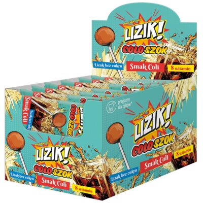 Lizak STARPHARMA Lizik! Cola 8 witamin Bez cukru (30 szt.)