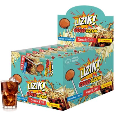 Lizak STARPHARMA Lizik! Cola 8 witamin Bez cukru (30 szt.)