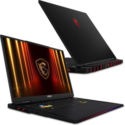 Laptop MSI Raider 18 HX AI A2XWJG-221PL-G2A 18" IPS Ultra 9-285HX 64GB RAM 2 x 2TB SSD GeForce RTX5090 DLSS 4 Windows 11 Professional, Funkcje AI + Karta zniżkowa G2A (2 szt.)