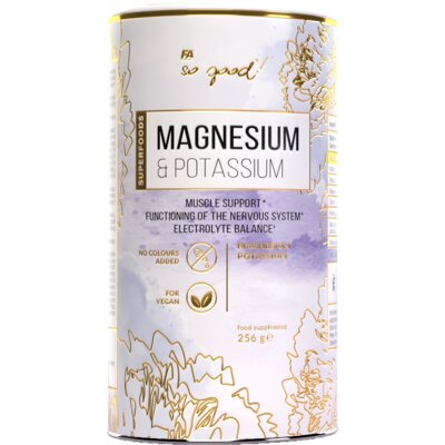 Kompleks witamin i minerałów FA So Good! Magnesium & Potassium (256 g)