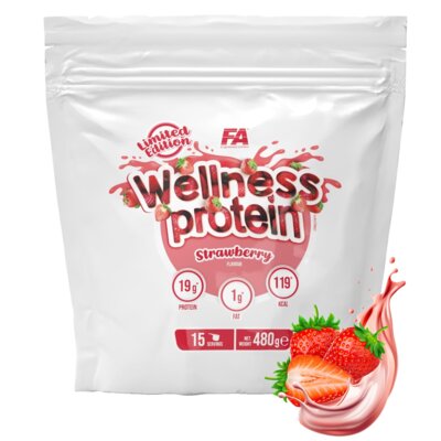 Odżywka białkowa FA Wellness Protein Truskawkowy (480 g)