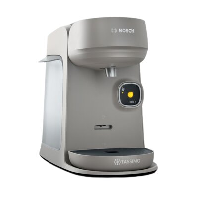 Ekspres BOSCH Tassimo Harmony Plus TAS177B automatycznie rozpoznaje kapsułki i rodzaj napoju Szary