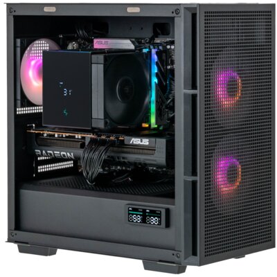 Komputer MAD DOG Powered By Asus DEEPCOOL360-U02WR32WH Ultra 5-250KF Plus 32GB RAM 1TB SSD Radeon RX9070XT Wi-Fi Windows 11 Home