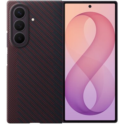 Etui SAMSUNG Carbon Magnet do Galaxy Fold 8 Ultra Czerwony EF-KF976SREGWW