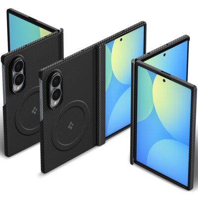 Etui SPIGEN Airskin Aramid MagSafe do Samsung Galaxy Z Fold 8 Czarny