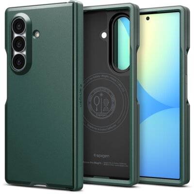 Etui SPIGEN Tough Armor Pro MagSafe do Samsung Galaxy Z Fold 8 Ultra Zielony