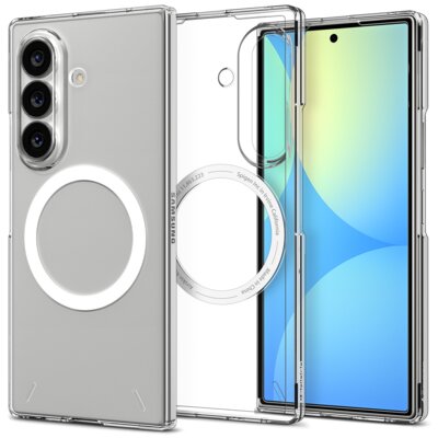 Etui SPIGEN Airskin MagSafe do Samsung Galaxy Z Fold 8 Ultra Przezroczysto-biały