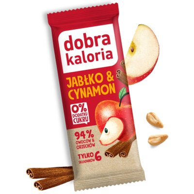 Baton daktylowy DOBRA KALORIA Jabłko i Cynamon (35 g)