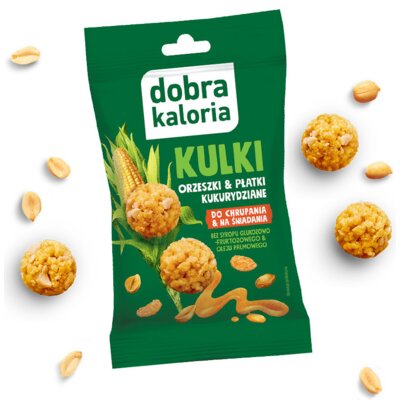 Kulki DOBRA KALORIA Orzeszki i Płatki kukurydziane (32 g)