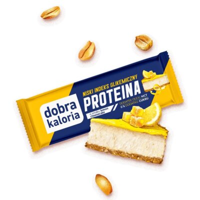Baton proteinowy DOBRA KALORIA Lemon Cheesecake (45 g)