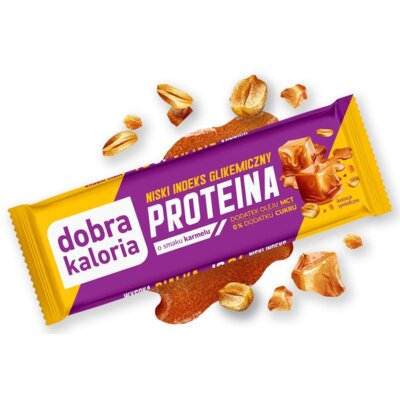 Baton proteinowy DOBRA KALORIA Proteina Karmelowy (45 g)