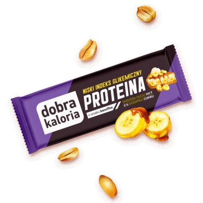 Baton proteinowy DOBRA KALORIA Proteina Banoffee (45 g)