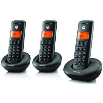 Telefon MOTOROLA E203 Czarny (3 szt.)