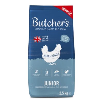 Karma dla psa BUTCHER'S Original Junior Kurczak 2.5 kg