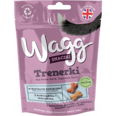 Przysmak dla psa WAGG Trenerki smaczki z kurczakiem i wołowiną 125 g