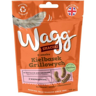 Przysmak dla psa WAGG Kiełbaski grillowe 125 g