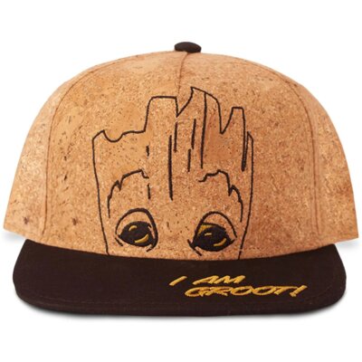 Czapka DIFUZED Marvel Cork Groot Brązowy