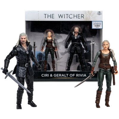 Zestaw figurek MCFARLANE The Witcher Geralt i Ciri (Sezon 3)