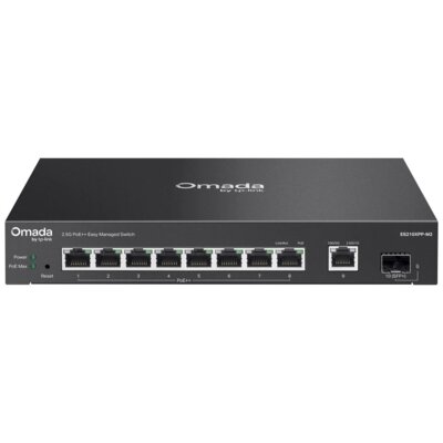 Switch TP-LINK Omada ES210XPP-M2 10 Gigabit Ethernet, 10 portów, Funkcja PoE, Zarządzalny