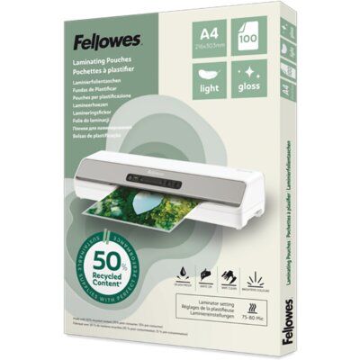 Folie do laminowania FELLOWES 100142987 A4, 75/80 mic (100 szt.)