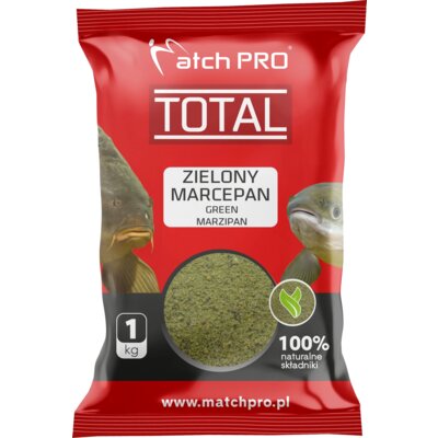Zanęta MATCHPRO Total Zielony Marcepan (1kg)